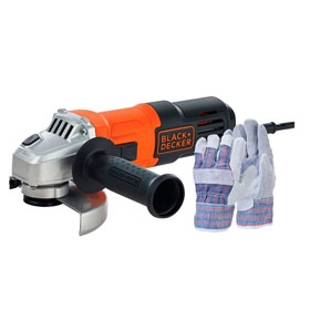 ESMERIL ANGULAR 650W GUANTES ByD (G650GL-B2C)(E1)