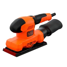 LIJADORA ORBITAL 150W HOJA 1/3  B&D (BEW220-B2C)