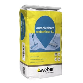 MORTERO AUTONIVELANTE WEBERFLOOR SL SACO 25KG