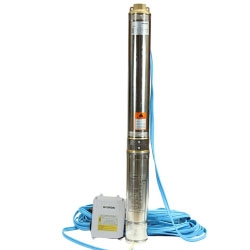 Bomba 4"  1,25 Hp   4 Mts Cubicos/Hora Pozo Profundo Hyundai  Agua Limpia Mod: 82Hy4M4-12M