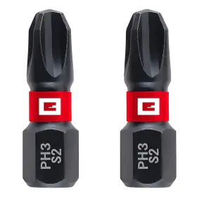 2 PUNTAS IMPACT PH3 25MM EINHELL (49131030)(E5)