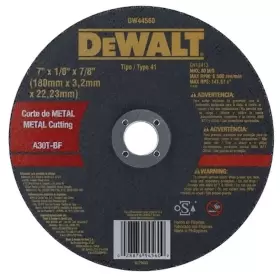 DISCO DE DESBASTE 7" 178MM 8.500RPM DEWALT(DW44580)(E25)