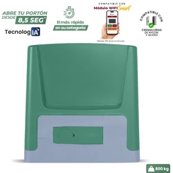 KIT PARA PORTON CORREDERA NEW SPEED VELOTI 800 KG SIN CREMALLERA