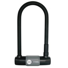 CANDADO U LOCK ODIS K1800L 18MMX23.3CM GRIS GRÁFITO LLAVE DISCO