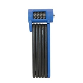 CANDADO PLEGABLE ODIS K1200CP COMBINACIÓN (4 DIALES) AZUL/NEGRO