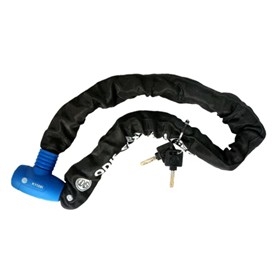 CANDADO CADENA INTEGRADA ODIS K1100I 9.5MMX1.0MT AZUL / NEGRO