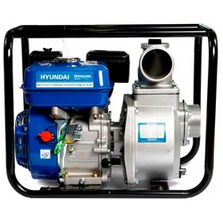 Motobomba Hyundai Gasolina 3"X 3" Partida Manual Agua Sucia Trash Mod: 82Hytwt80C
