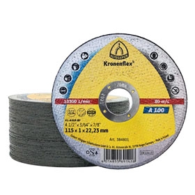 CAJA DE 50 UNID. DISCO CORTE KLINGSPOR INOX 4 1/2X1MM A-100 EXTRA CENTRO PLANO