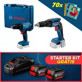 TALADRO PERC.GSB 185LI+ATORN+BOLSO+REGALO KIT 2BAT.Y CARG. BOSCH+70LAMINAS