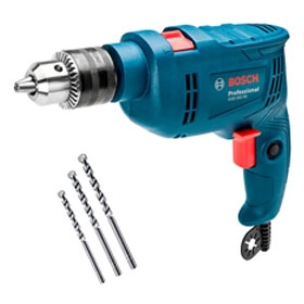 TALADRO PERCUTOR GSB 550 RE 550W C/3 BROCAS BOSCH(06011B60N1)