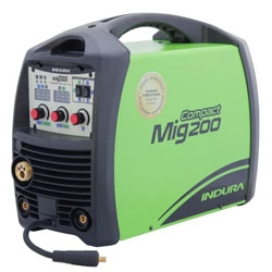 SOLD INDURA COMPACTMIG 200 200AMP 220V MIG/TIG/MMA P/ELECT (1053364)