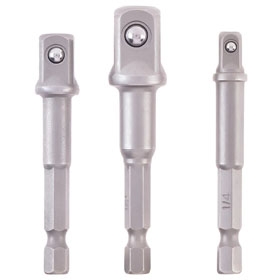 SET 3 ADAPTADORES P/DADOS 1/4", 3/8", 1/2" EINHELL (49134100)(E5)