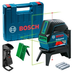 Nivel Láser verde Bosch 15m con puntos de plomada Mod: Gcl 2-15 G