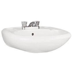 LAVATORIO SOLO MANANTIAL BLANCO TREBOL