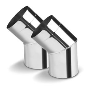 JGO 2 CODOS 135° ACERO INOX 6" DE DIAMETRO AMESTI