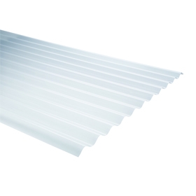 PLANCHA POLICARBONATO ONDULADA TRANSPARENTE O/ZINC 0,7 MM 0,81X 2 MT