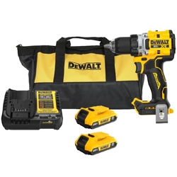 TALADRO ATORNILLADOR INAL. 1/2" 20V MAX C/2BAT+CARG Y BOLSO DEWALT(DCD801D2-B2)