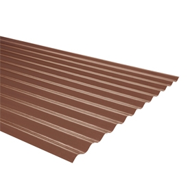 PLANCHA POLICARBONATO ONDULADA BRONCE O/ZINC 0,7 MM 0,81X 3,66 MT
