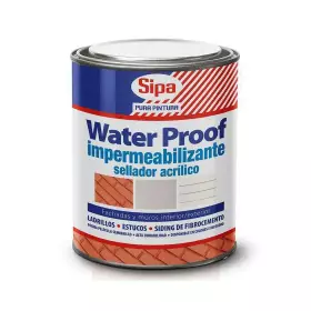WATER PROOF ACR. INCOLORO 1/4 GL SIPA IMPERMEABILIZANTE (41738804)(E6)