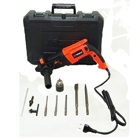 Rotomartillo  Apower Sds 800W 3 Funciones  + 6 Accesorios Caja Plastica. Mod: Fm202800