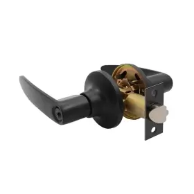 Cerradura Tubular Con Manilla Odis 203 Dormitorio Negro Mod: Cep000143…