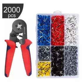 Alicate Aprieta Terminal Crimping+2000 Ferrules Mod:Rqt-726