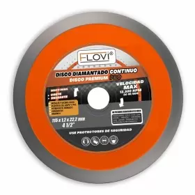Disco Diamantado Continuo Flovi 4 1/2" Mod: Rqt-006