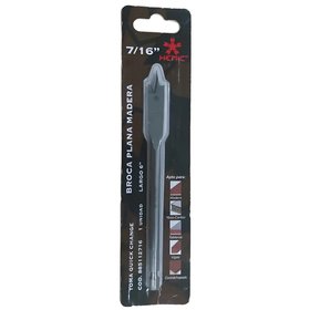 BROCA HEMIC PLANA MADERA 7/16" BLISTER (885112716)(E1)