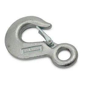 GANCHO DE ELEVACION C/SEGURO  500 KG. GALV. IMPORPER (9987740000101U)(E1)