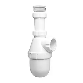 Aa Sifon Loa Pvc Lavaplato Entrada 1 1/2 Y 1 1/4 Salida Recta 40 Mm (…