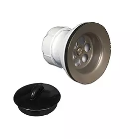 Aa Desague Lavatorio Metalico De 1.1/4 C/Rebalse Hoffens (E-6) (61204)