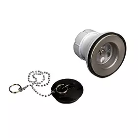 Aa Desague De Lavaplato Pvc 1 1/2 Diam 70 Mm Rejilla A/Inox C/Tapon Y …