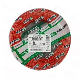 ALAMBRE NYA 1.5 MM ROJO ROLLO 100 MTS