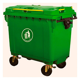 BASURERO 660 LTS VERDE C/TAPA  A/DENSIDAD MTS (10006113975))