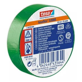 Huincha Aisladora Electrica Verde 10 Mt X15Mm (1003330741) (E50)