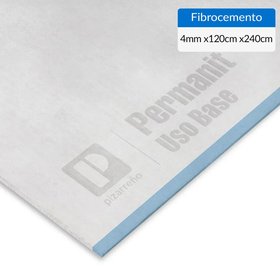 FIBROCEMENTO PERMANIT USO BASE 4 MM 120X240 CM ROMERAL