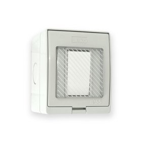 CASQUETE SOBREP IP55 P/EXT INTERRUPT SIMPLE (9/12) 10A BLANCO  LEXO (5325201)