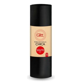 BOLSA DE BASURA CIERRE FACIL GLITT 50X70 EN ROLLO DE 10 UNI MTS (1003712549)(E60)