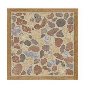 CERAMICA ALPA PEDREGAL MARRON S 46 X 46 CAJA 2.58 M2 