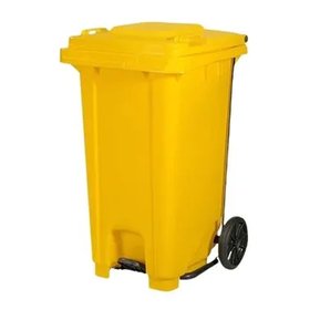 Basurero 120 Lts Amarillo  C/Tapa  A/Densidad