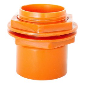 TERMINAL HE PVC C/TUERCAS 50MM NOVOPLAST