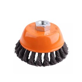 GRATA COPA TRENZADA KRESS 4" M14 KGCO4T M14 (P/ESMER. 7"o 9")HELA