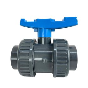 VALVULA DE BOLA PVC C/UNION AMERICANA 63MM (60545) (E2)