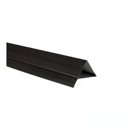 JUEGO 2 PERFIL SIDING METALICO ESQ. EXT-INT 3 MTS NEGRO