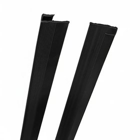 PERFIL ALUMINIO TERMINACION (J) P/PANEL PVC NEGRO 2,9 MTS