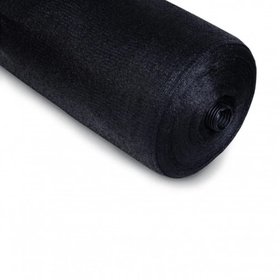 MALLA RASCHEL NEGRO 80% 2,10 ANCHO X ROLLO 100 MT (MRACH80NEG)(E1)