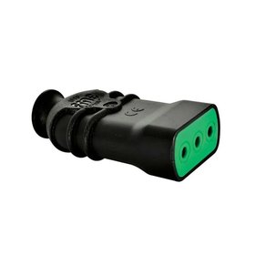 ENCHUFE HEMBRA VOLANTE 10A/16A 2P+T 250V NEGRO ROSI FANTON (7681111)