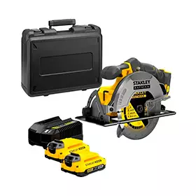 Sierra Circular 7 1/4 Stanley Sbc550D2K 20V+2Bat+Carg+Maleta