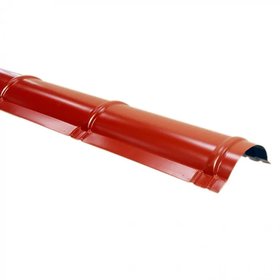CABALLETE REDONDO COLOR TERRACOTA PARA TEJA CONTINUA AYSEN 0,40 X 2 MTS (IMPORTADO)